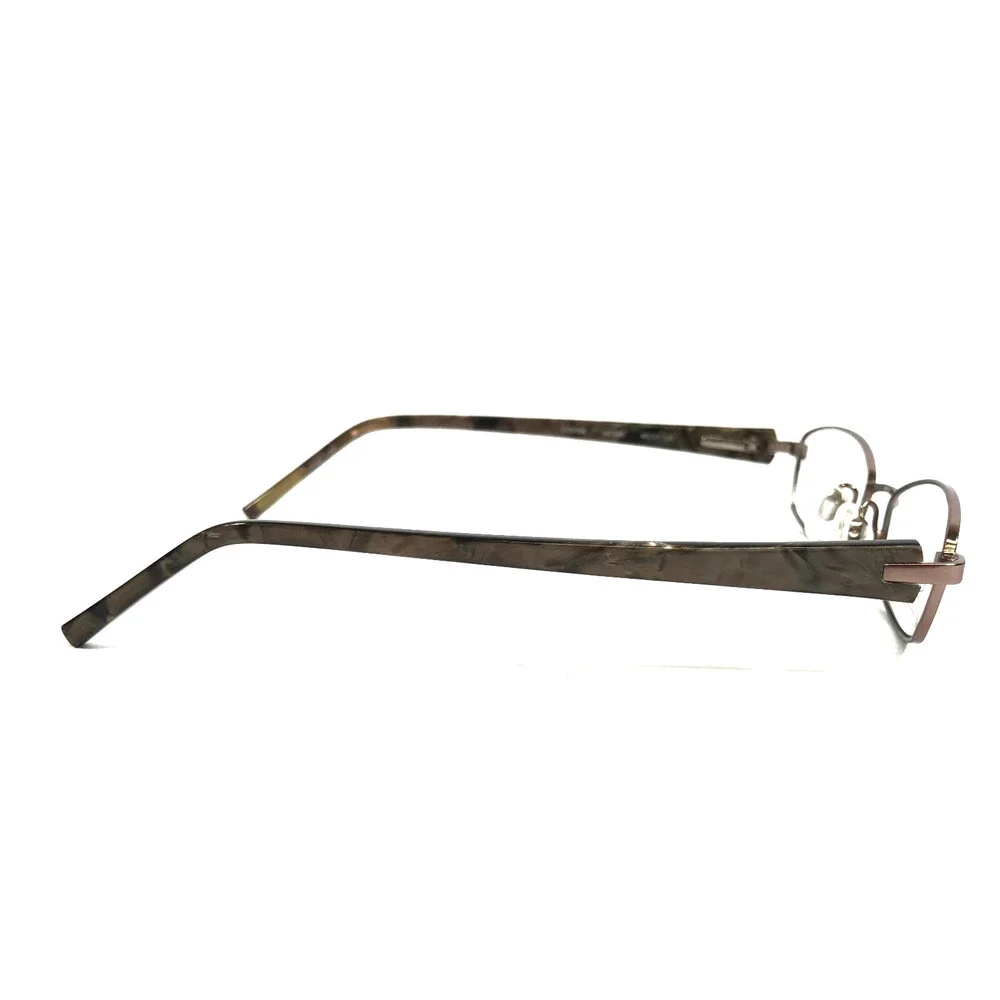 Covergirl Eyeglasses Frames CG0386 col. 045 Shiny Brown Gold Rectangle 48-17-130